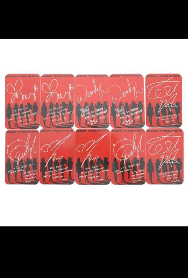 red velvet bad boy photocards, Hobbies & Toys, Memorabilia & Collectibles, KWave on Carousell