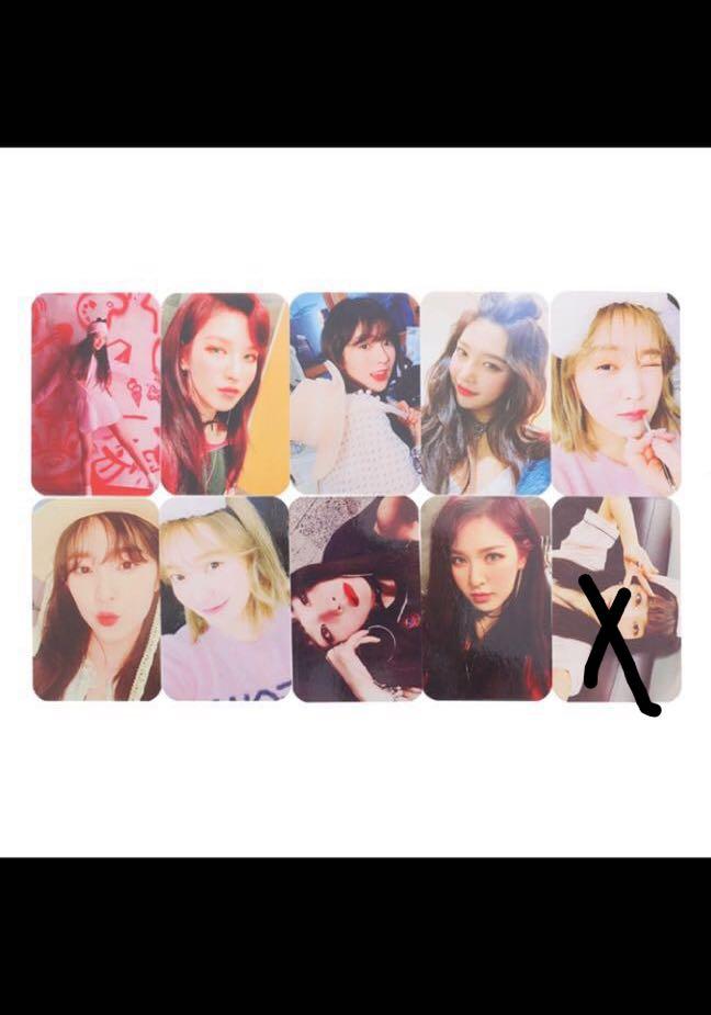 red velvet bad boy photocards, Hobbies & Toys, Memorabilia & Collectibles, KWave on Carousell