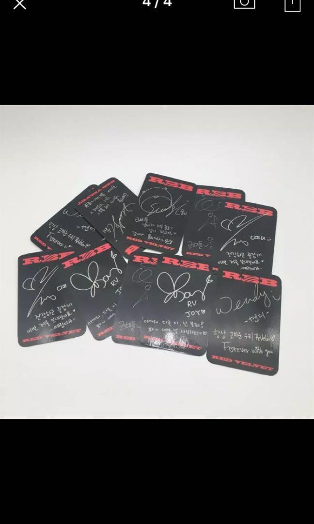 red velvet really bad boy photocards!!, Hobbies & Toys, Memorabilia & Collectibles, KWave on