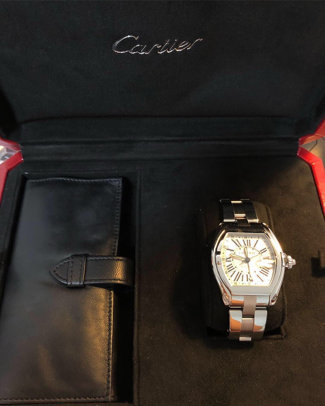 Cartier roadster gmt xl on sale