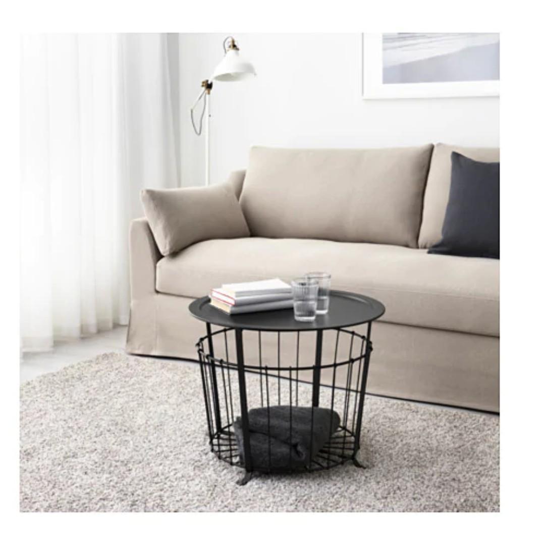 Round Storage Table For Living Room Gualov Ikea Furniture