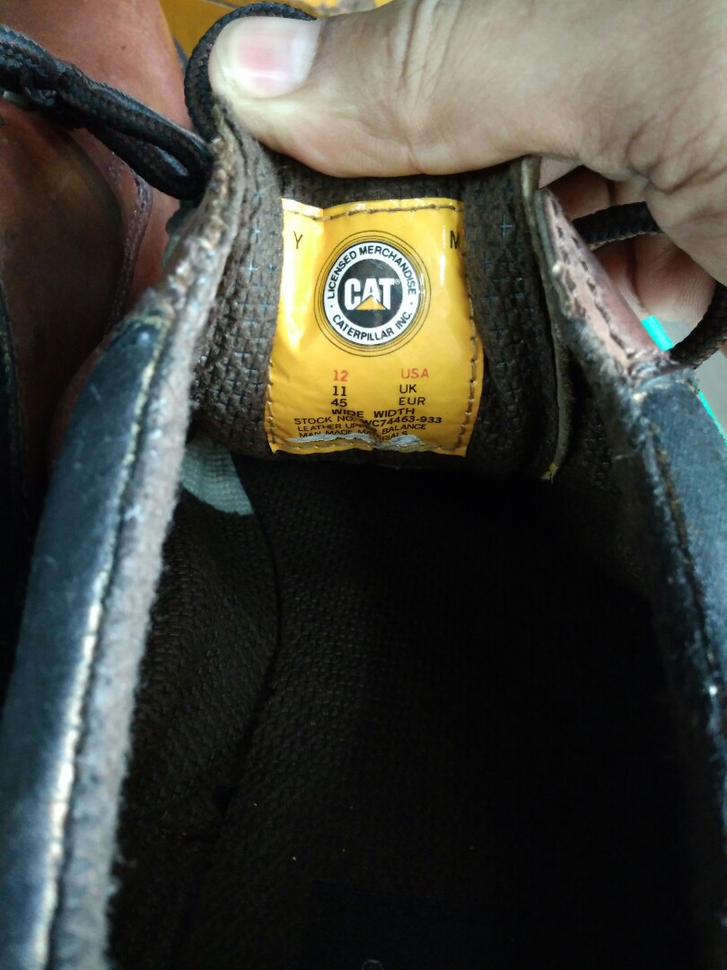 Sepatu Caterpillar Cat Original Fesyen Pria Sepatu Sepatu Boot Di Carousell