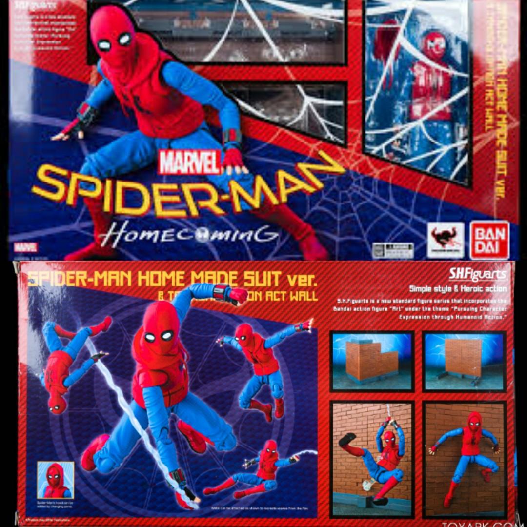 sh figuarts homemade suit spider man