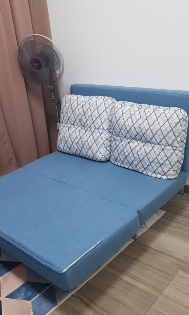 Sofa Bed (Category: Sofas) located in Singapore. Submitted by online1234 (Listing ID 217768948, Image 2). Description: Material: Fabric.