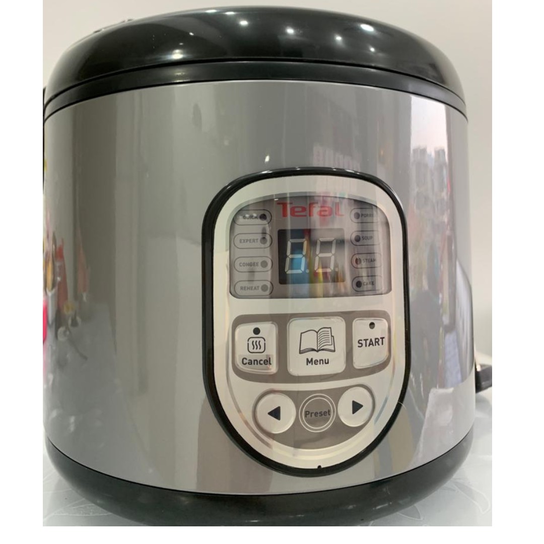 Tefal digital rice cooker 1.8L RK1066, TV & Home Appliances, Kitchen