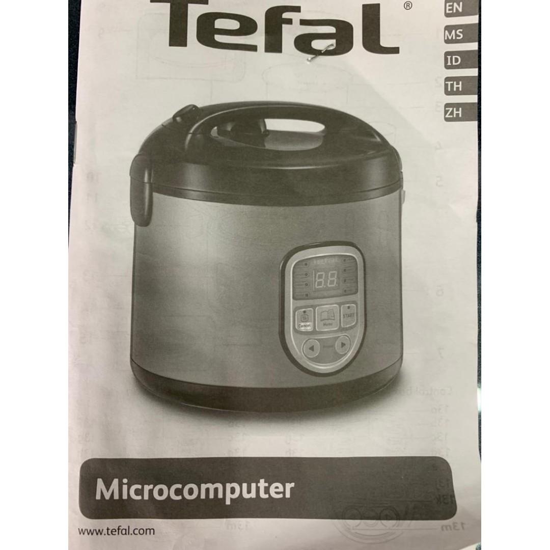 Tefal digital rice cooker 1.8L RK1066, TV & Home Appliances, Kitchen