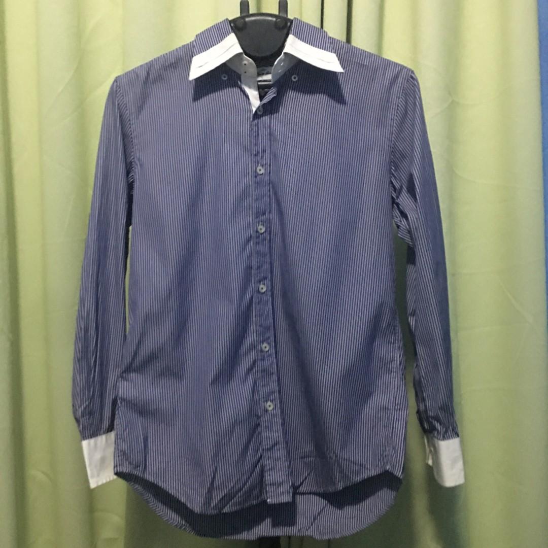 Torino Lamborghini Longsleeves (Category: Formal Shirts) located in Manila. Submitted by urbanselectionph (Listing ID 217617963, Image 1). Description: Lamborgini long sleeve blue Authentic W 20 L 27.