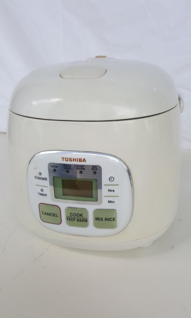 Toshiba Mini Rice Cooker RC5MM Capacity 0.54L, TV & Home Appliances