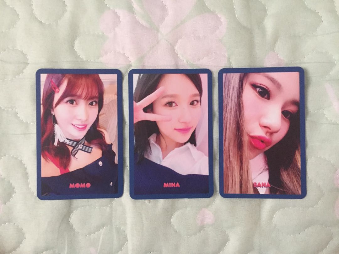 Twice Signal Photocards Sana Blue Version Hobbies Toys Memorabilia Collectibles K Wave On Carousell