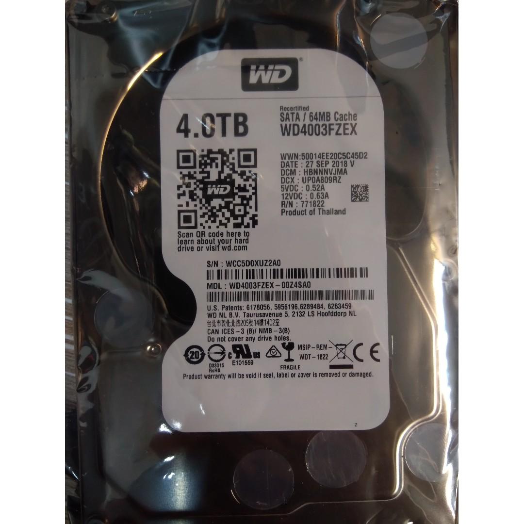 Wd Black 4tb High Performance Hdd Electronics Computer Parts Accessories On Carousell