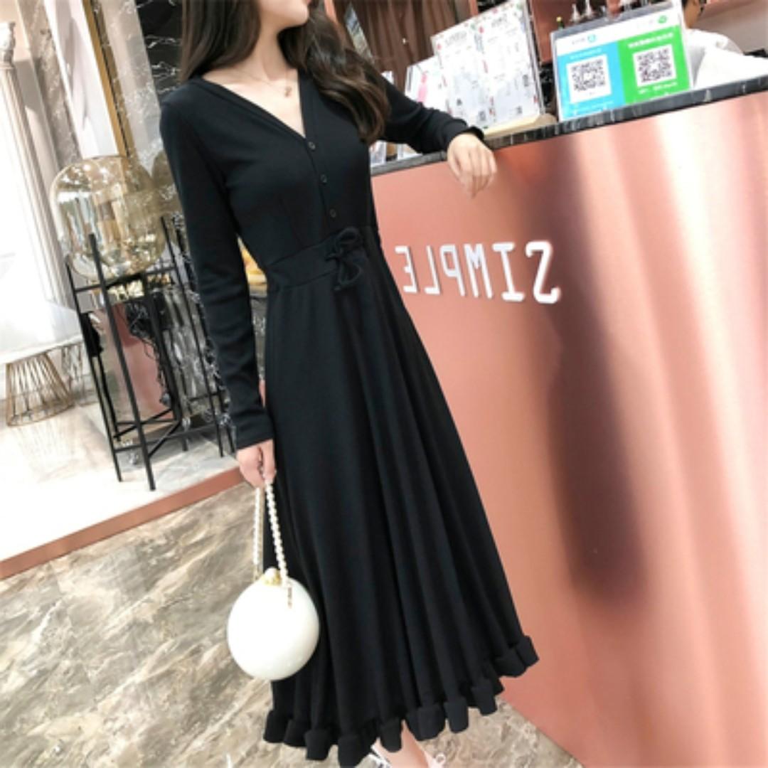 korean black gown