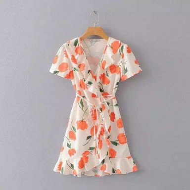 buy orange dress