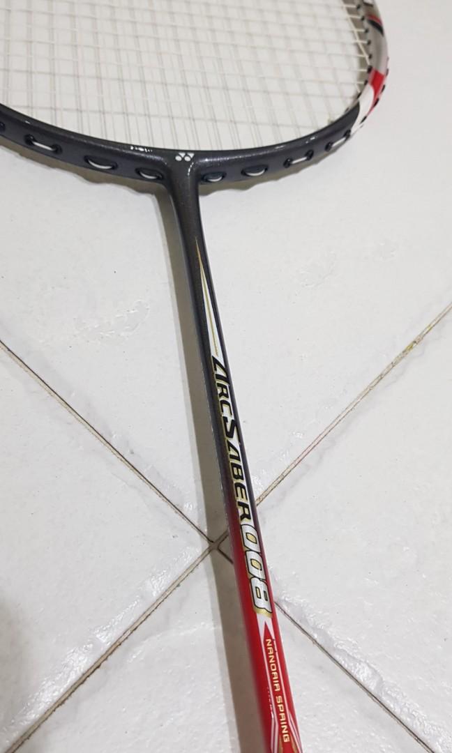 Yonex Arcsaber 008 badminton racket, Sports Equipment, Sports & Games ...