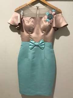 Mint Nude Dress