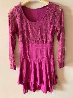 Import midi pink dress