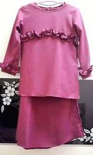 Kurung Moden Ruffle #CarouRaya