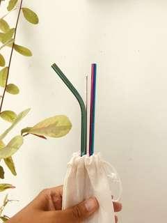 Rainbow Stainless Straw (Sedotan Stainless Rainbow)