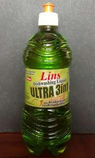 Lins Ultra 3 in 1 Dishwashing Liquid