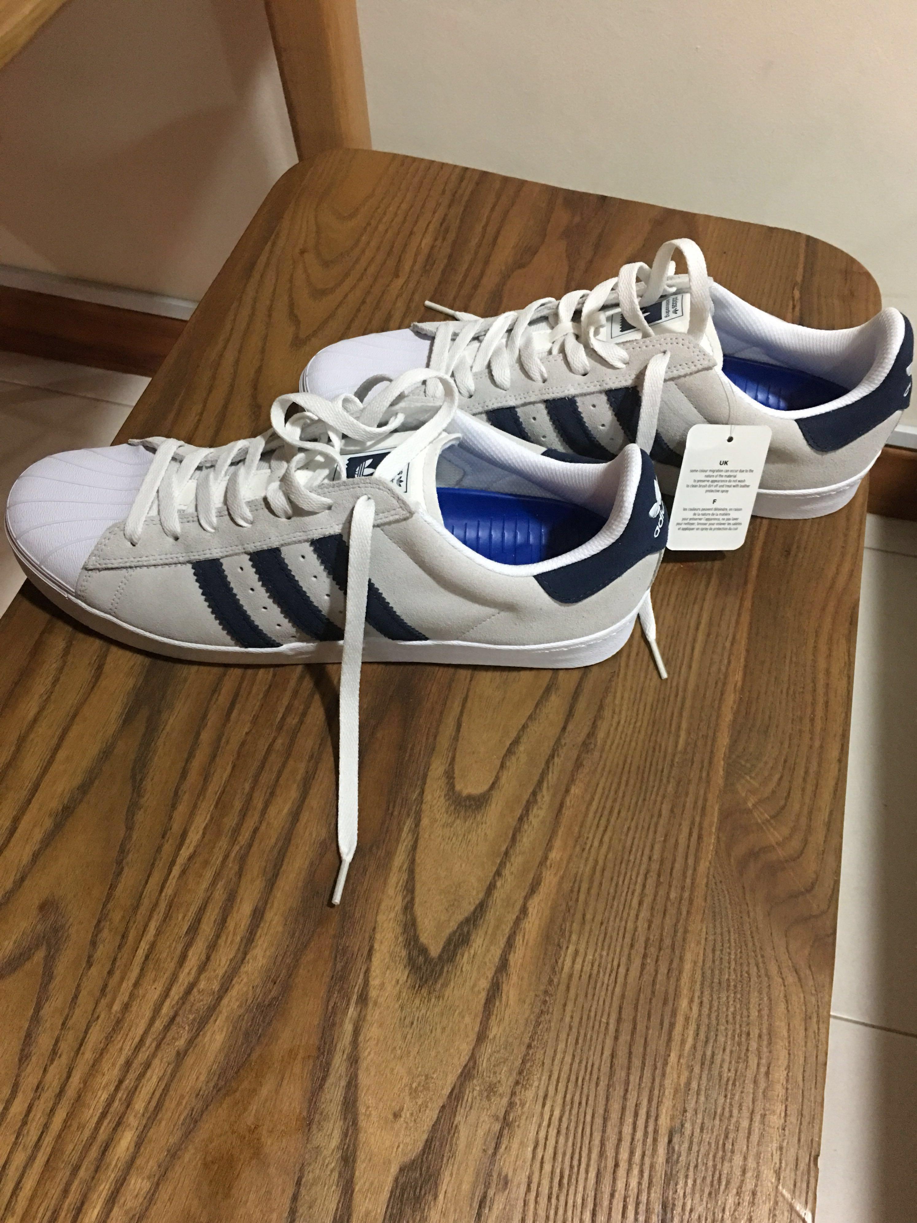 Adidas superstar vulc hotsell adv men's white