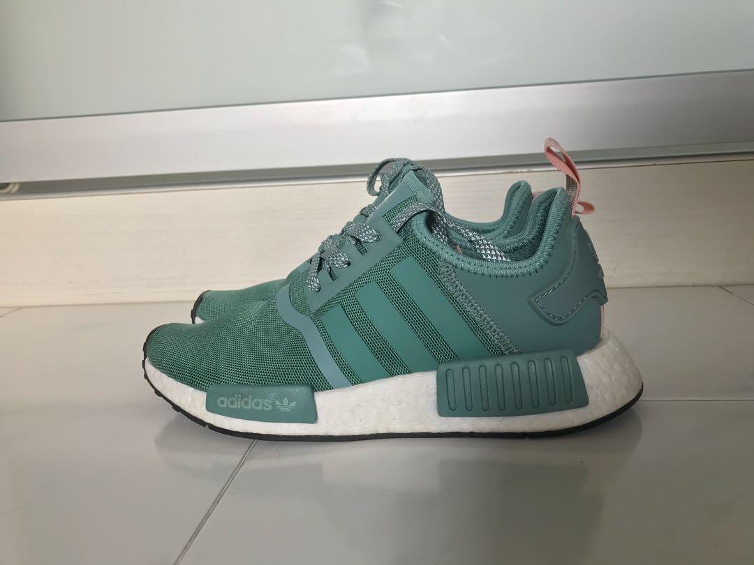 Adidas nmd light green sales