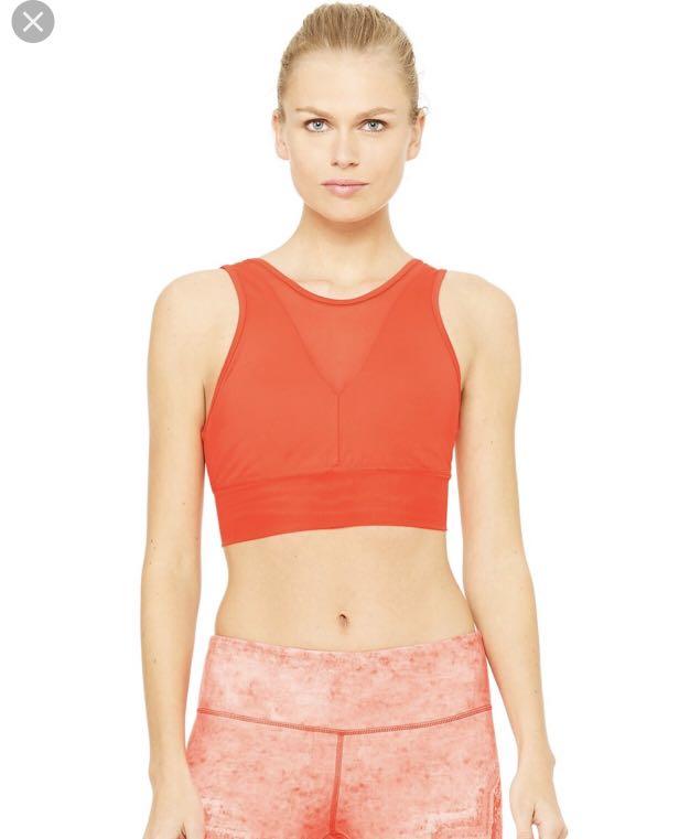 Alo Yoga Jubilee Bra Red