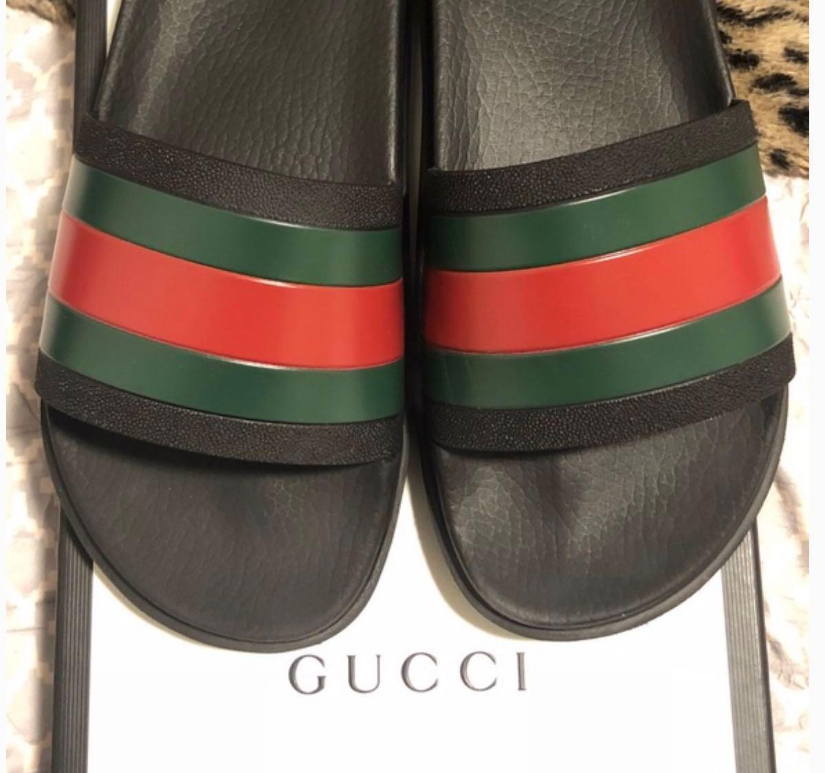 Gucci pursuit new arrivals trek slides