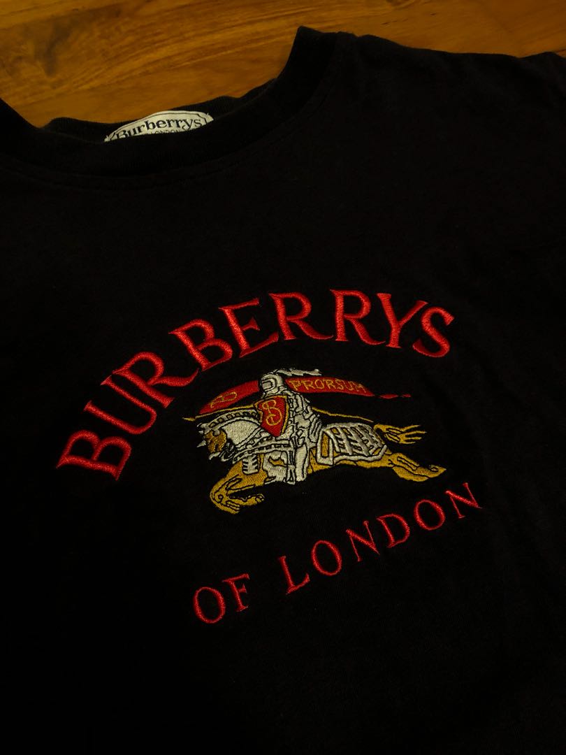 Authentic Vintage Burberry T Shirt, Men 