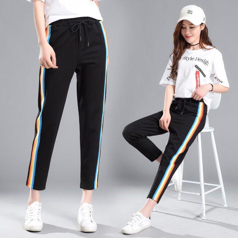 Rainbow stripe new arrivals jogger