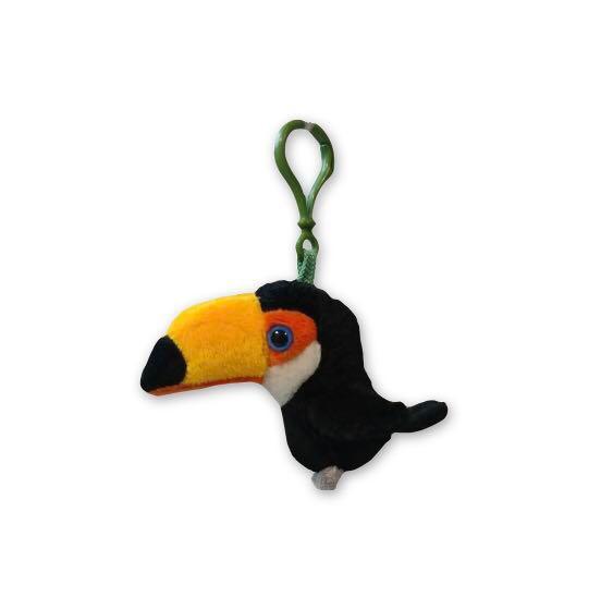 BNIT Singapore Zoo / Jurong Bird Park Plush Key Chain x5, Hobbies