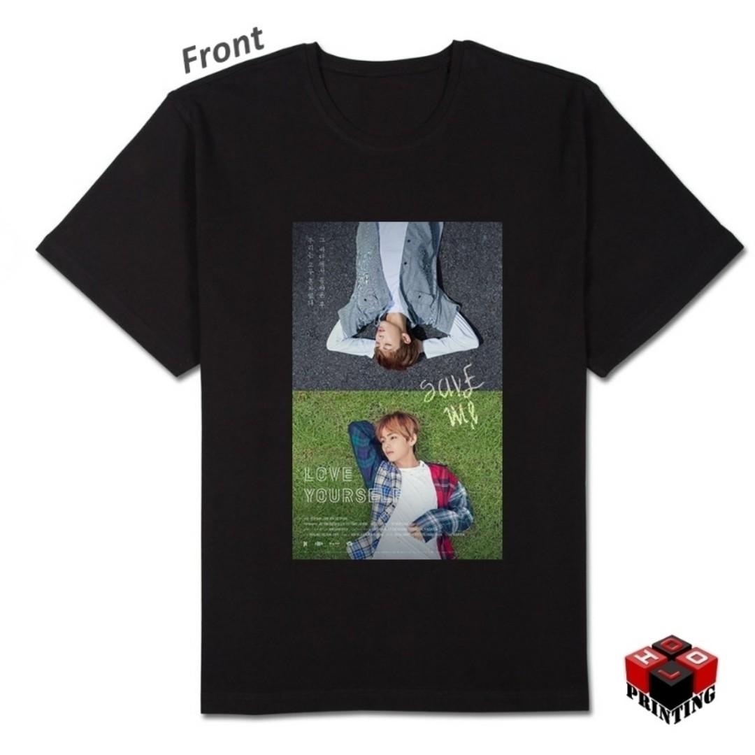 Bts Save Me Tshirt Women S Fashion Clothes Tops On Carousell V loose clothing fashion insp.