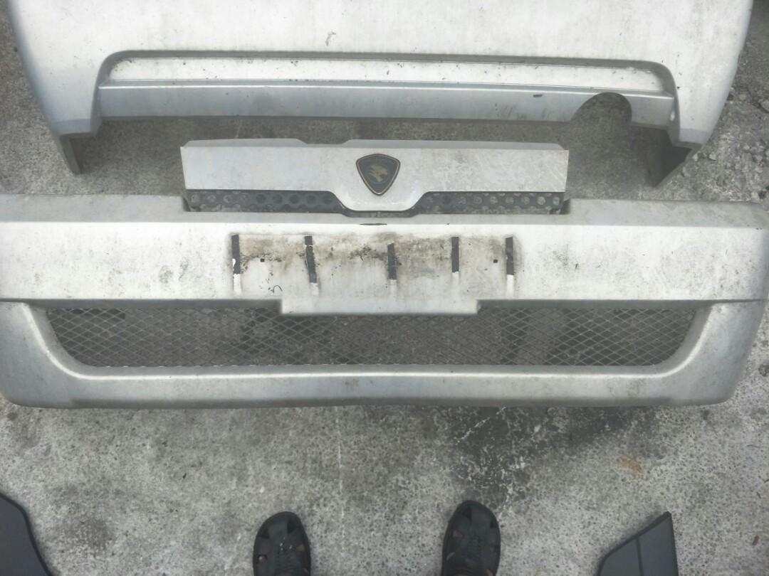 Bumper iswara kereta kebal depan belakang, Auto Accessories on Carousell