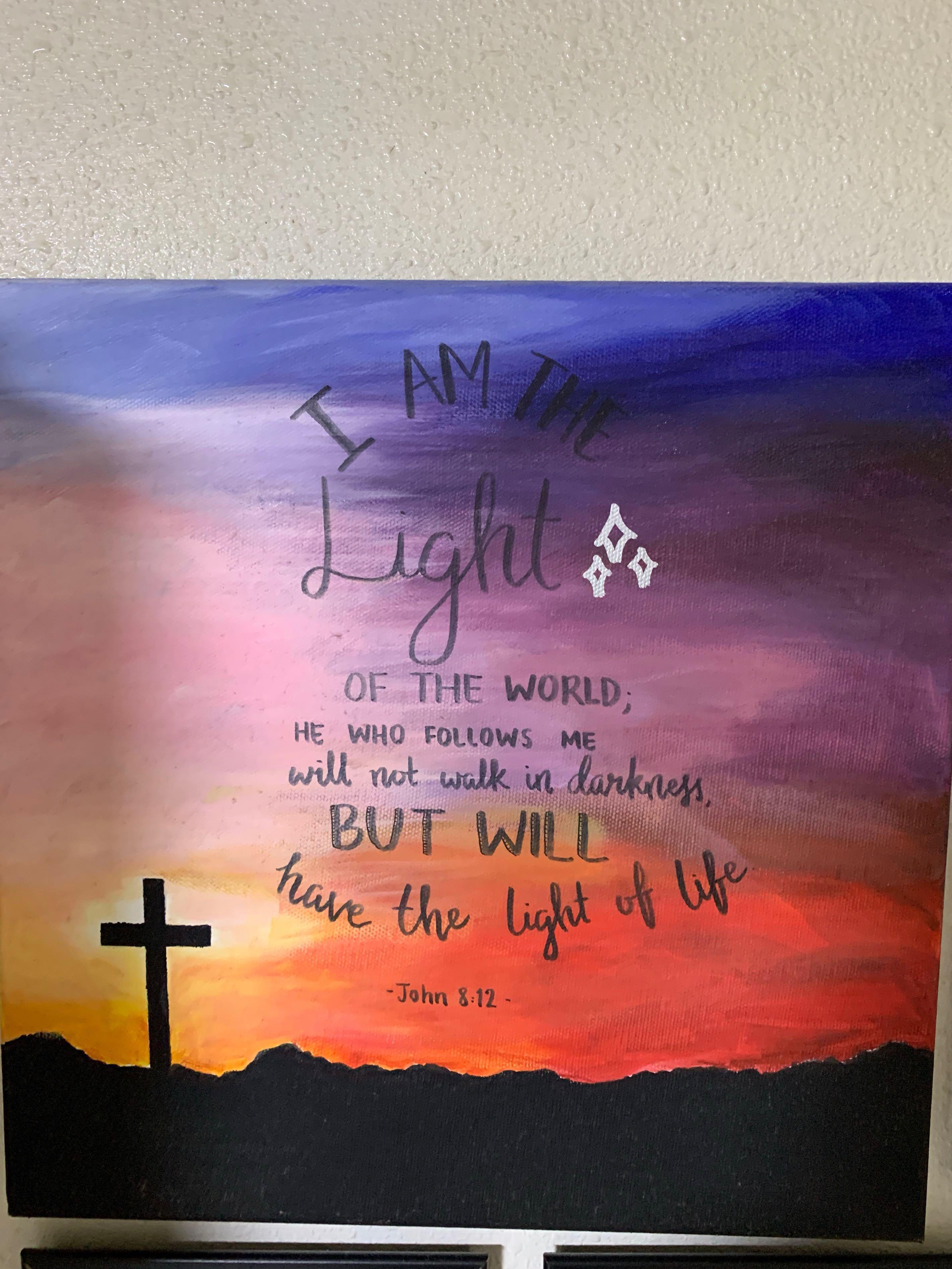 Canvas Frame Painting Customisable Bible Verses Design
