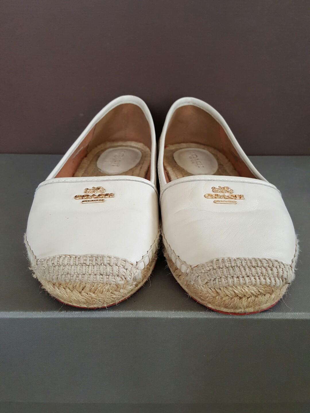 coach leather espadrilles