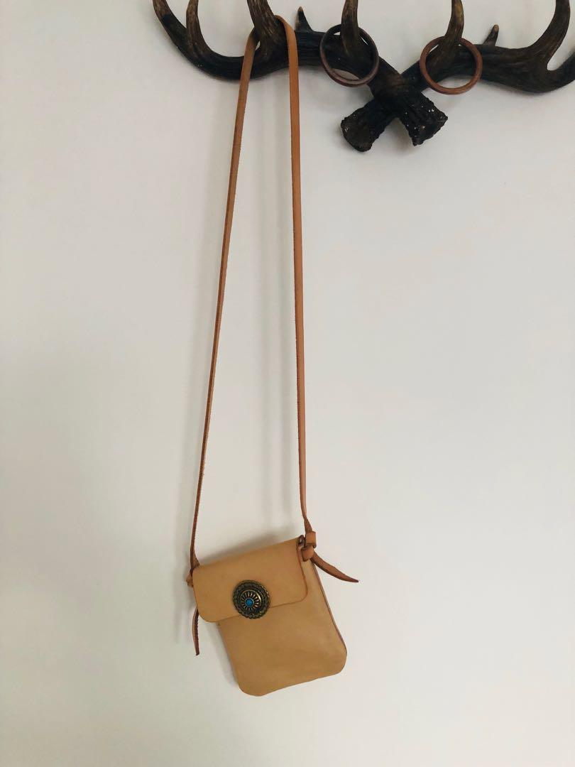 Custom handmade leather medicine bag