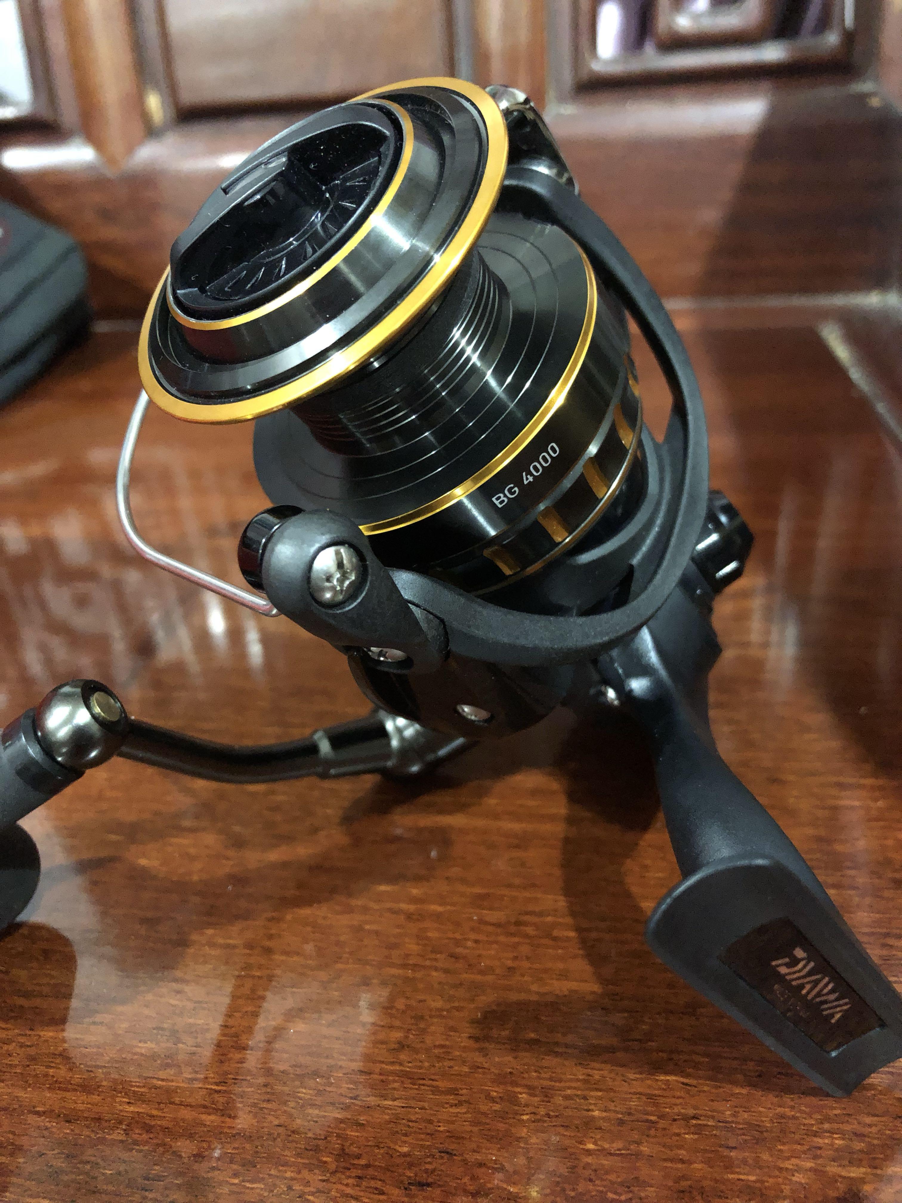 Daiwa BG 4000 Spinning Reel, Sports Equipment, Fishing on Carousell