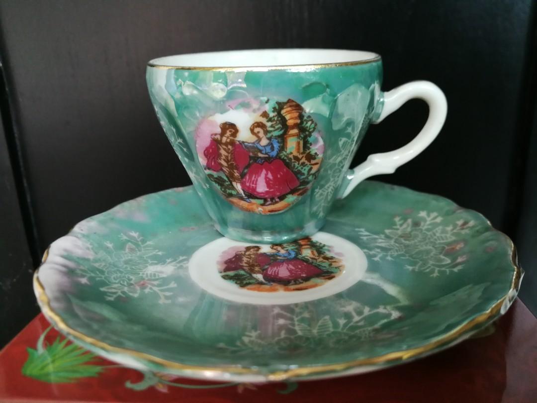 Vintage EIHO GRADE A TEA CUP 5 Sets, Furniture & Home Living, Kitchenware & Tableware, Coffee