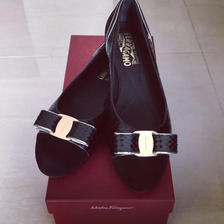 Ferragamo snakeskin shoes Clearance