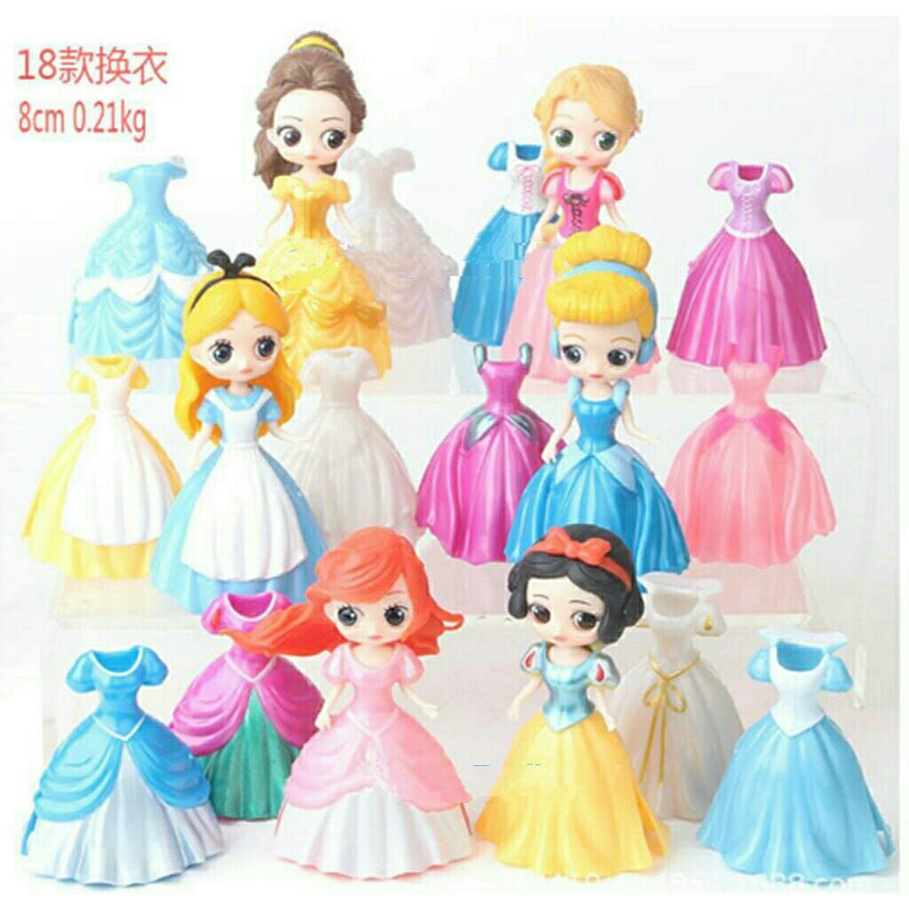 disney princess dress change doll