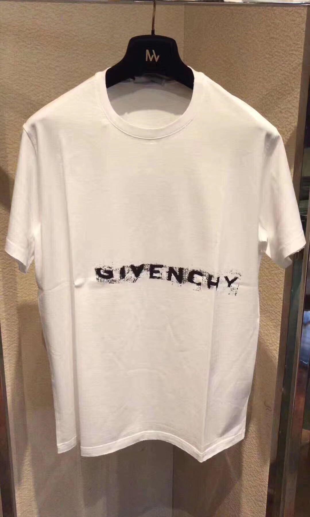 Givenchy Faded Logo Tee Men S Fashion Clothes Tops On Carousell