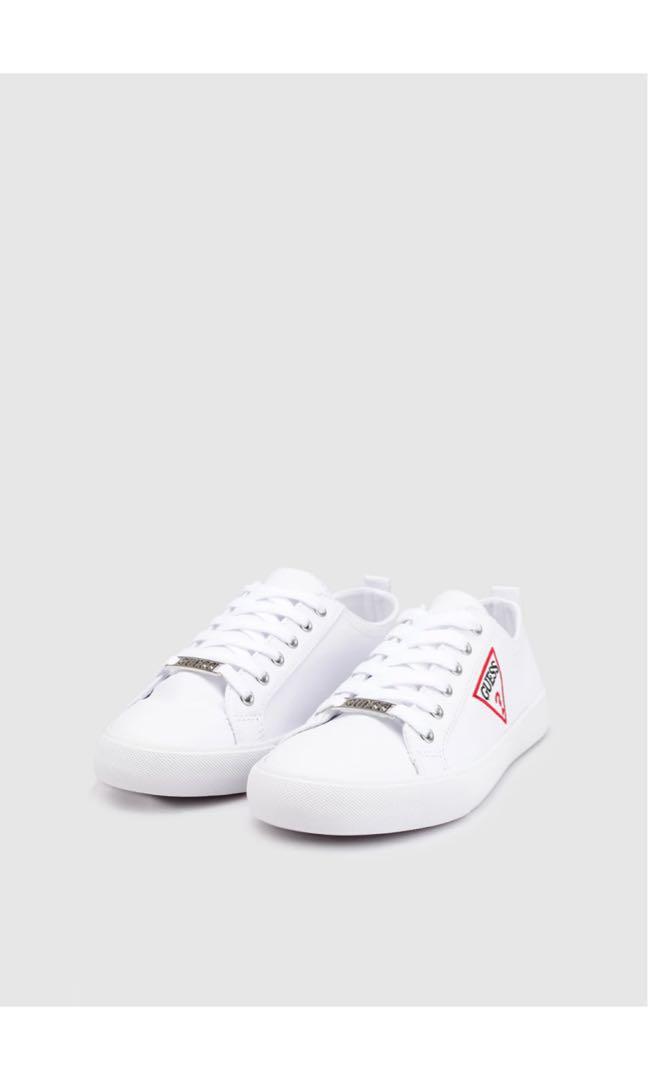 guess triangle logo sneakers