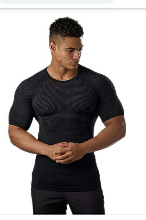 Gymshark Onyx 3.0 version, Men's Fashion, Tops & Sets, Formal Shirts on  Carousell