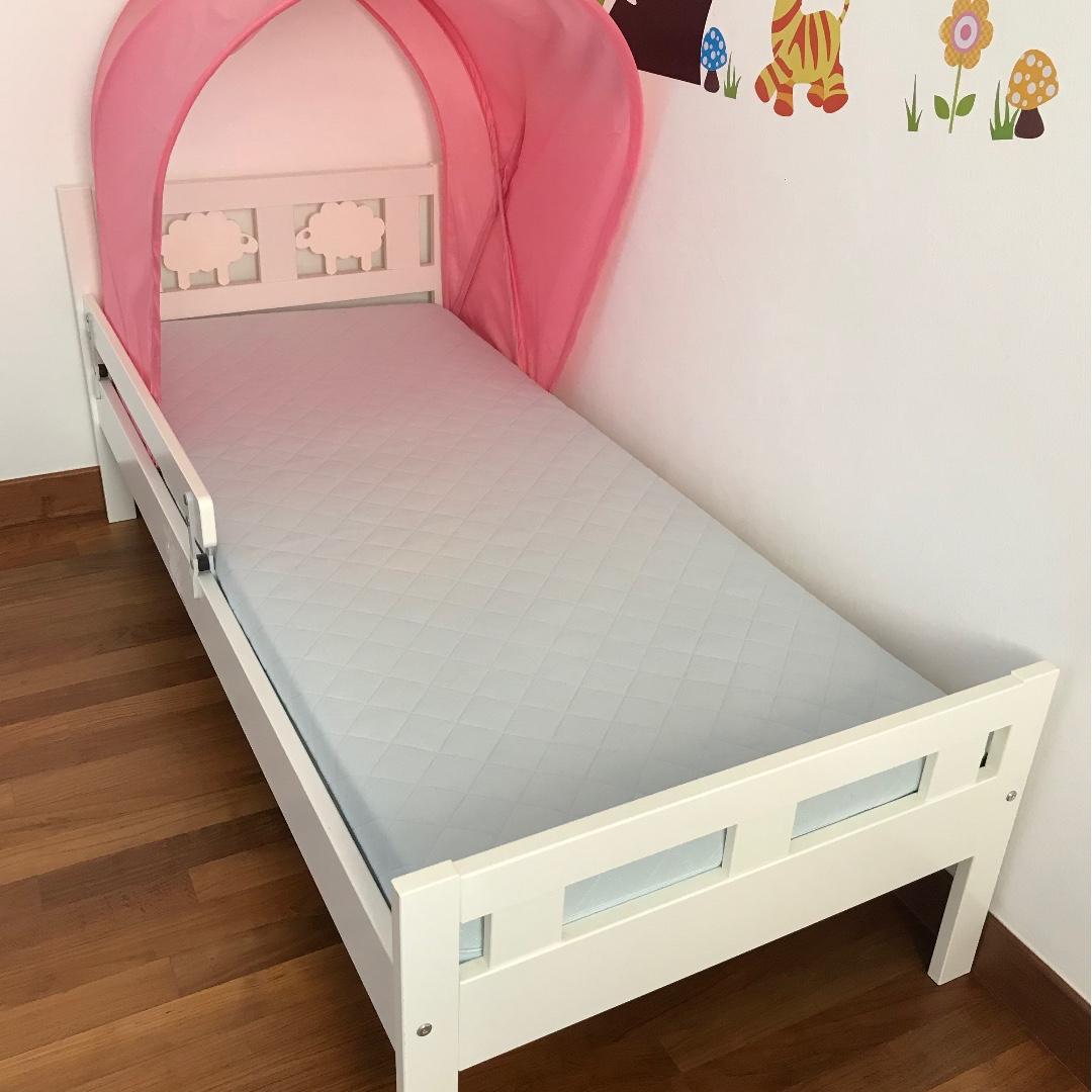 Ikea Toddler Bed Mattress Protector halvedtapes