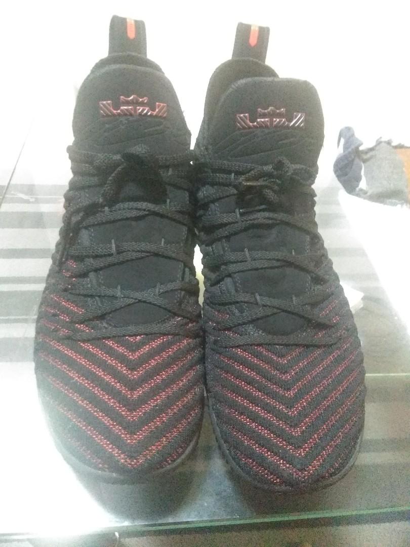 Lebron 16 red black hot sale