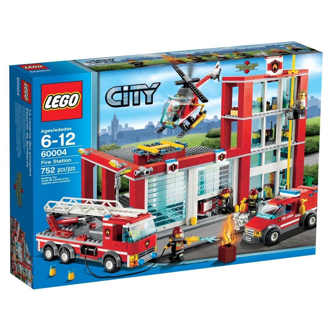 LEGO City Fire Station 60004, Hobbies Toys, Toys Games on