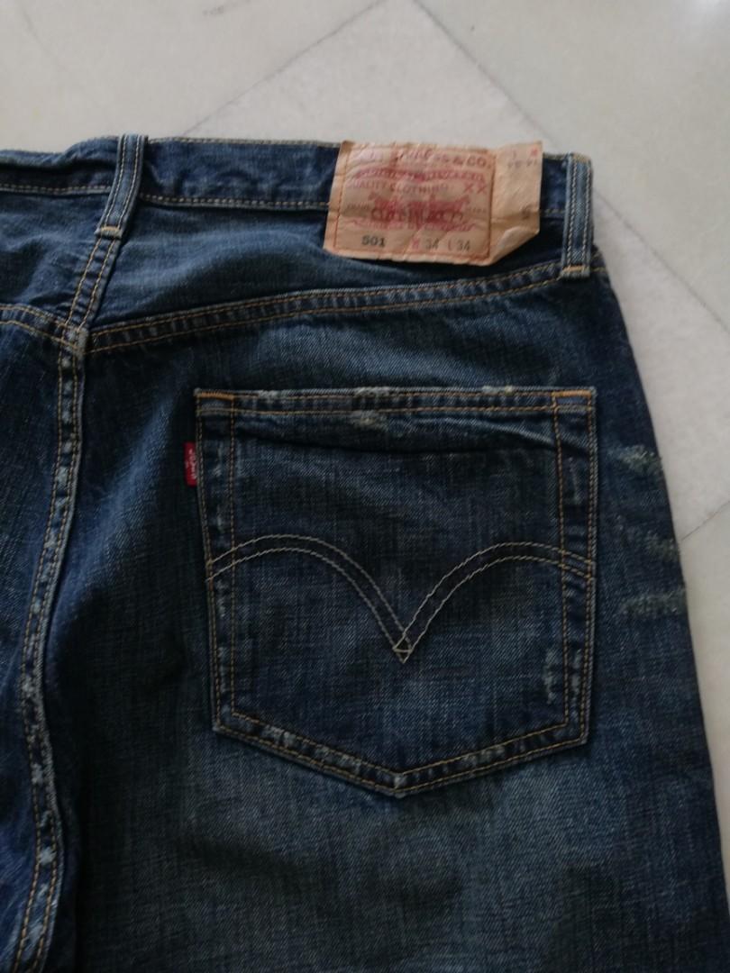 Levi's 501 jeans button 359, Men's Fashion, Bottoms, Jeans on Carousell