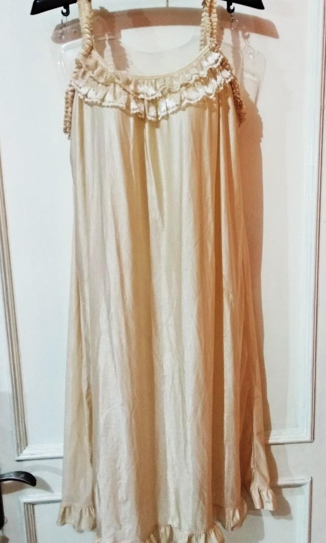 Lingerie Daster Baju Tidur Fesyen Wanita Pakaian Wanita Gaun Rok Di Carousell