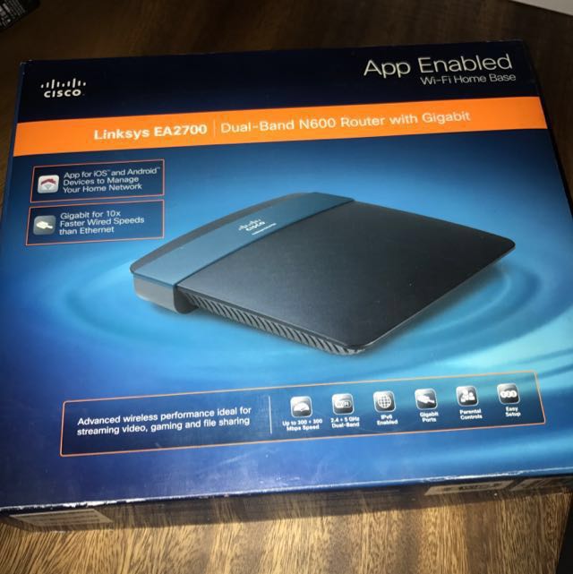 Linksys cisco Router EA2700, Computers & Tech, Parts & Accessories ...