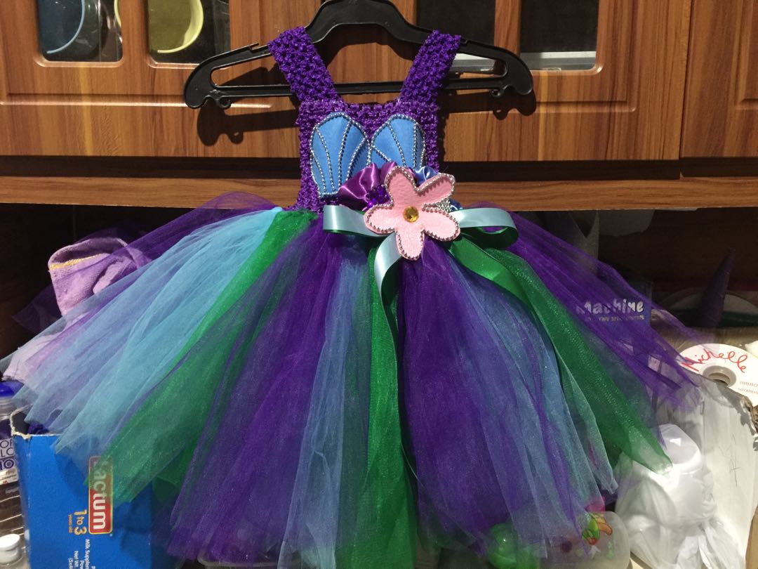 mermaid tutu dress for baby girl