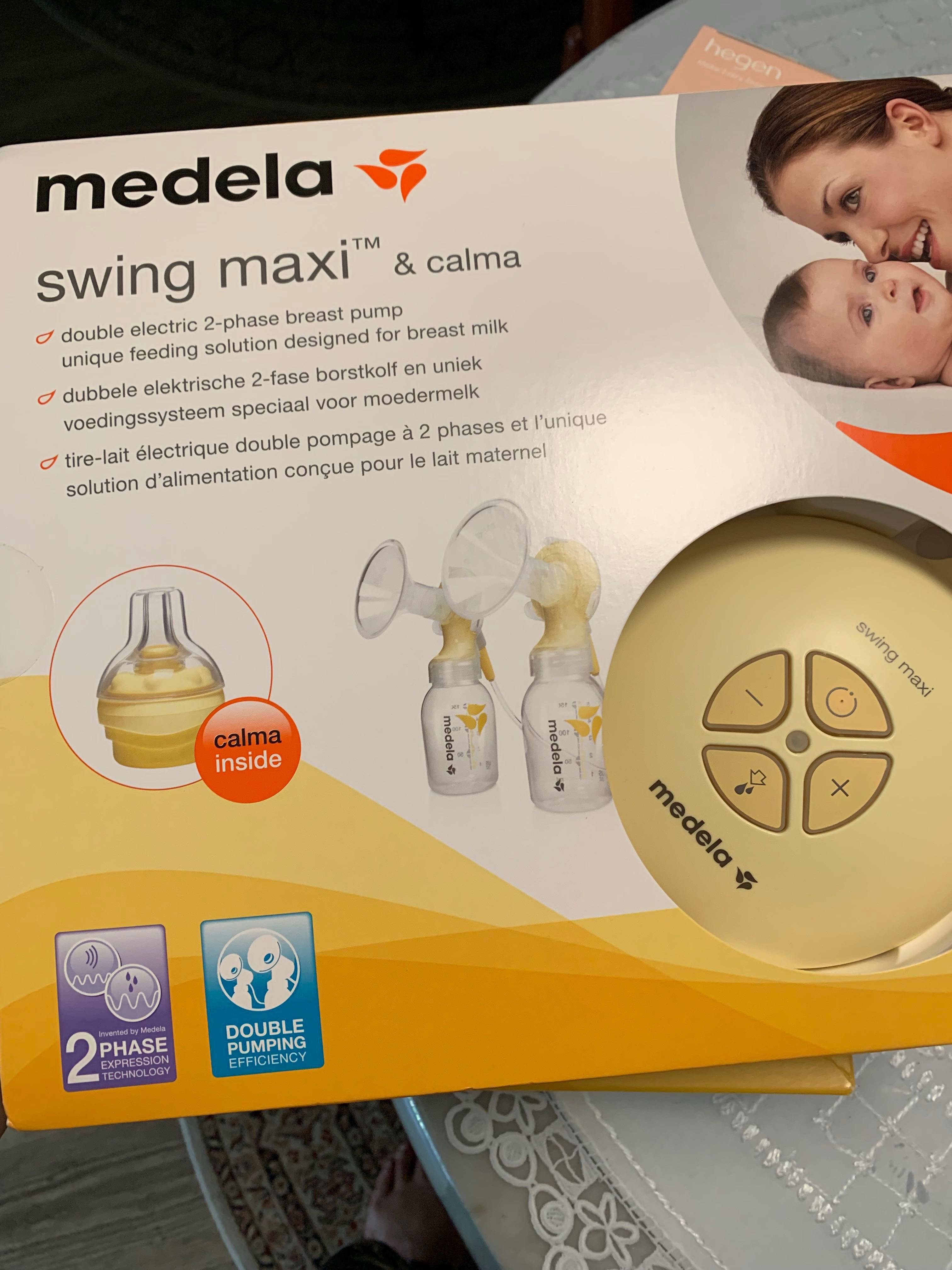 Medela Swing Maxi Electric Double Breast Pump, Babies & Kids, Nursing