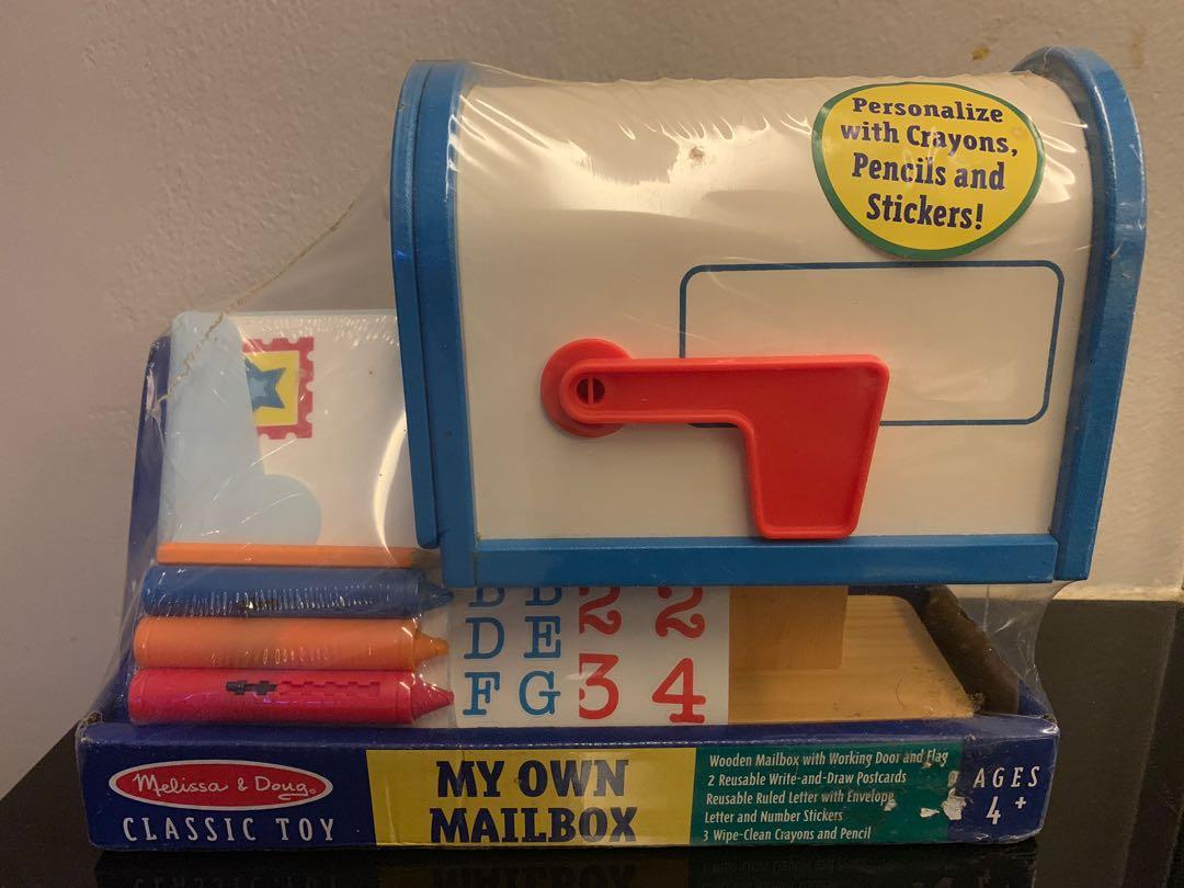 Melissa and sales doug wooden mailbox